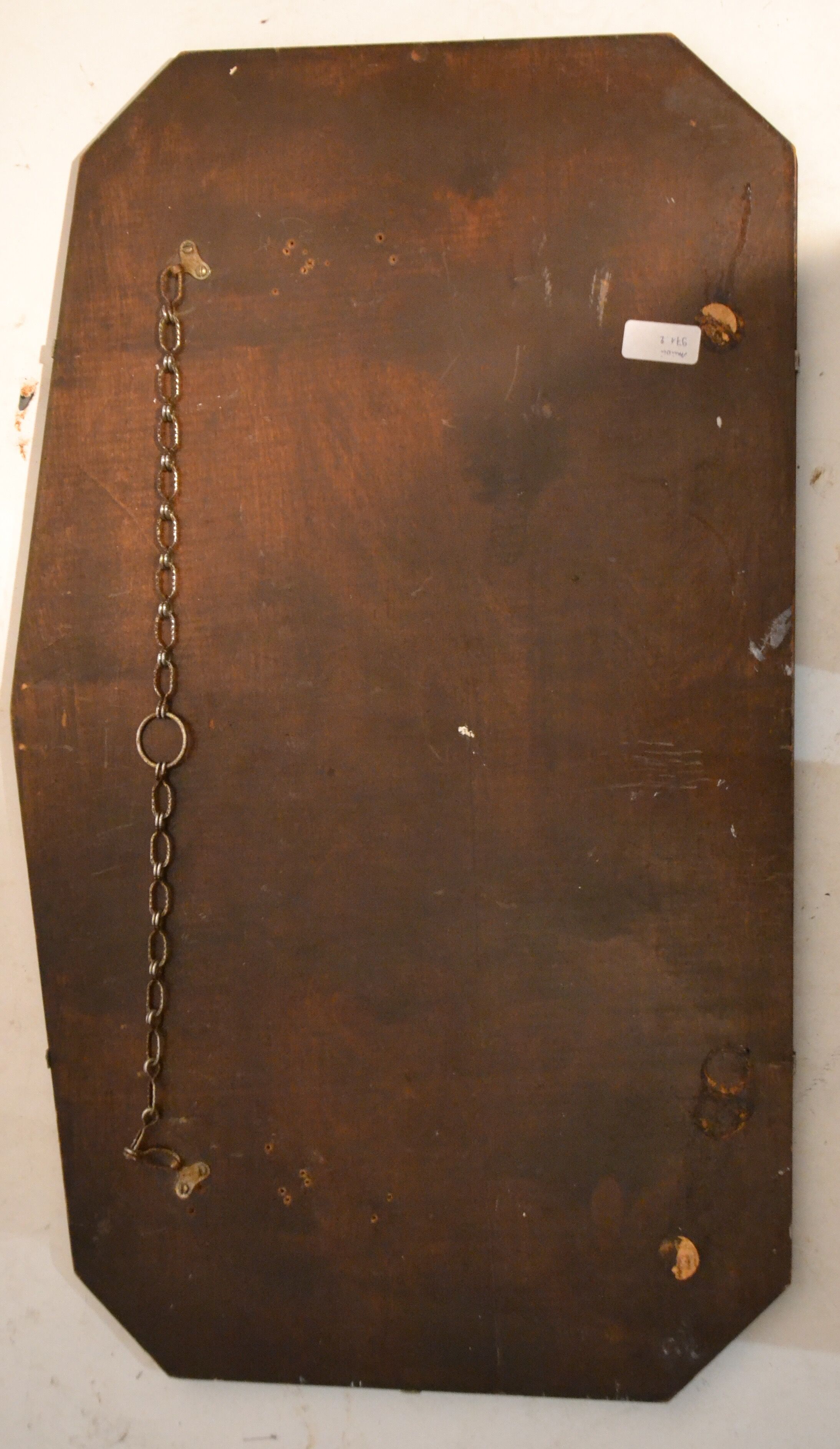 Beveled mirror 50s 69 x 40 cm