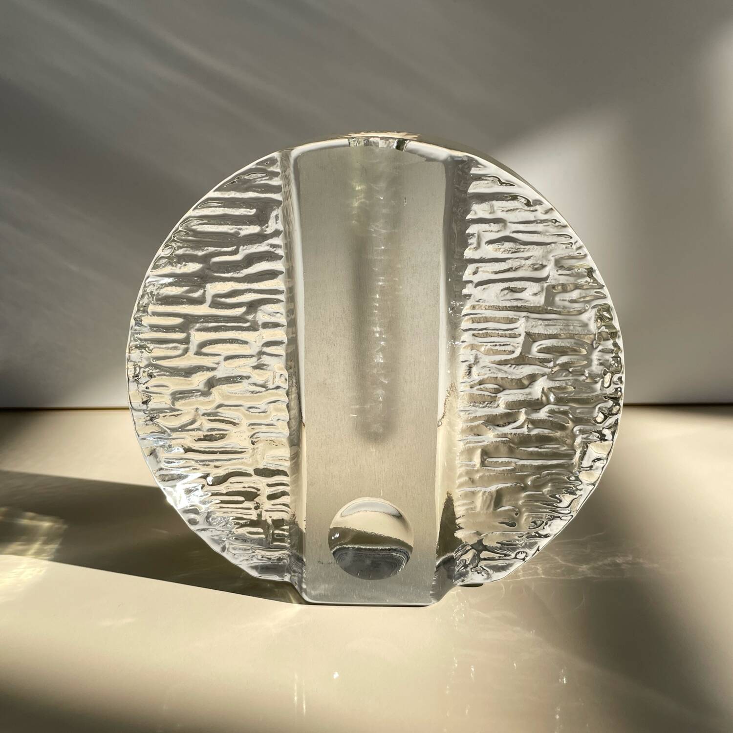 Moulded glass soliflore, 1960-70 - Germany - Space Age