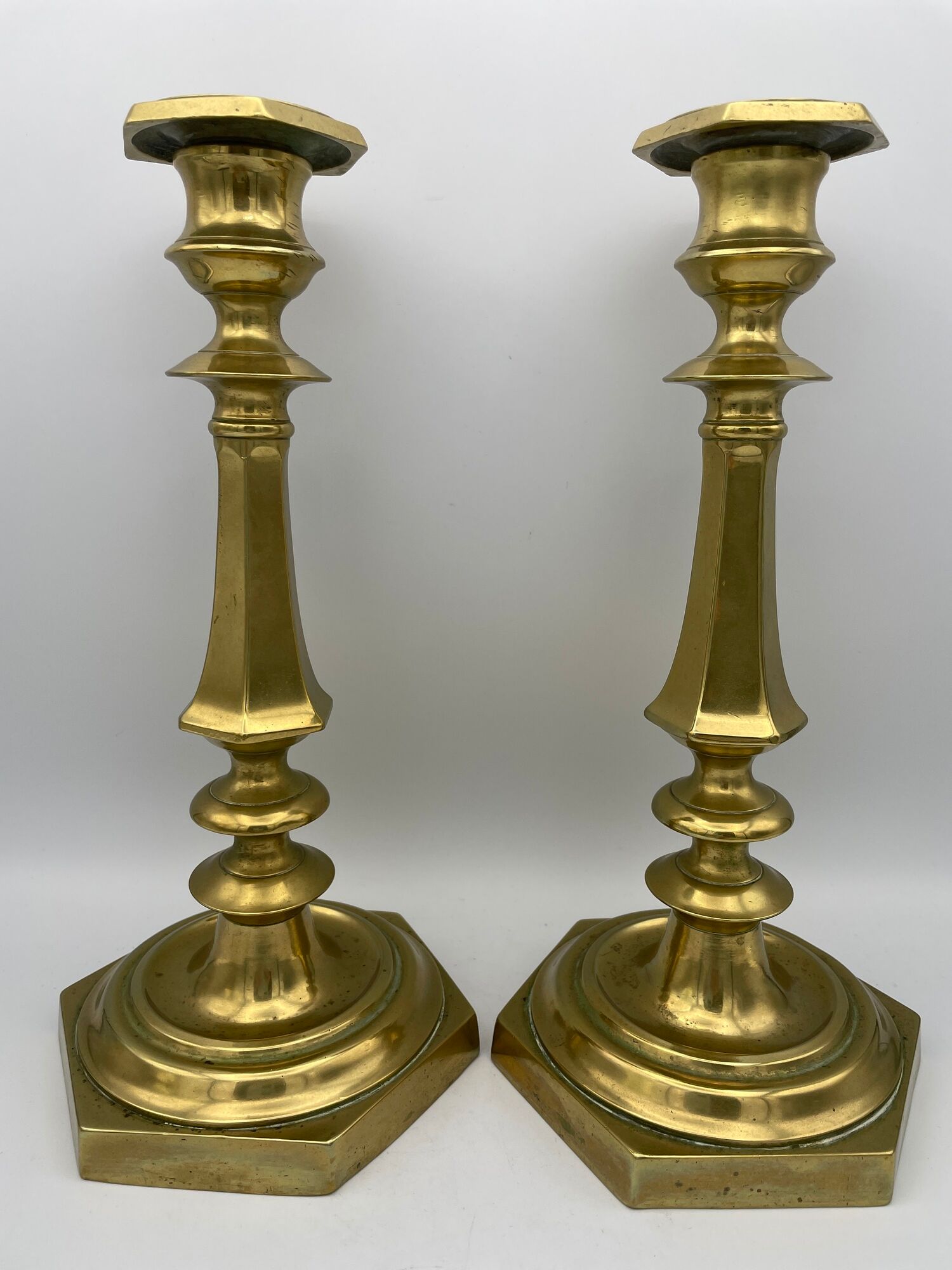 Pair of candle holders