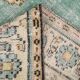 5x8 Green & Cream Oriental Vintage Rug 157x235Cm SK 24776