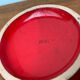 Red Italian ceramic vase from the mid-century by Bitossi, 1960s.