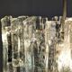 Ice Glass Lamp by J.T. Kalmar 1970s