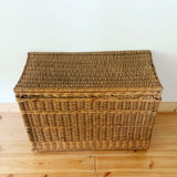 Vintage wicker trunk