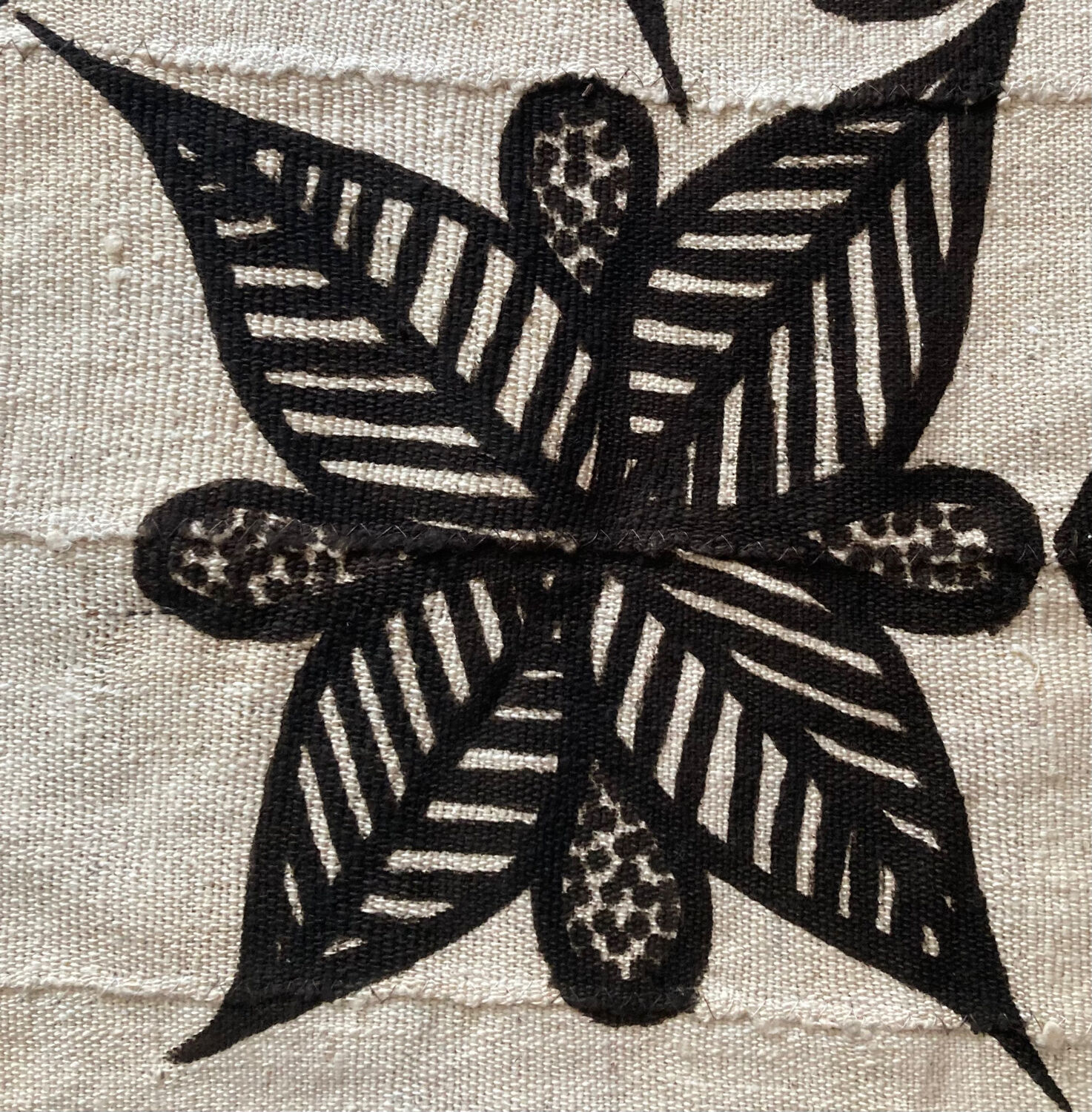 African art / tribal art tapestry of korhogo made by the senufo people in ivory coast twentieth era