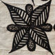 African art / tribal art tapestry of korhogo made by the senufo people in ivory coast twentieth era