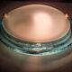 Pair of vintage half-moon wall sconces