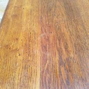 Table bistrot pieds en bois courbé