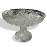 Cup on foot cut glass