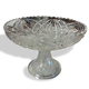 Coupe sur pied verre taillé