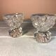 Vintage crystal shells in cut glass