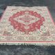 Vintage Persian Oriental Rug in Red Wool 200x300