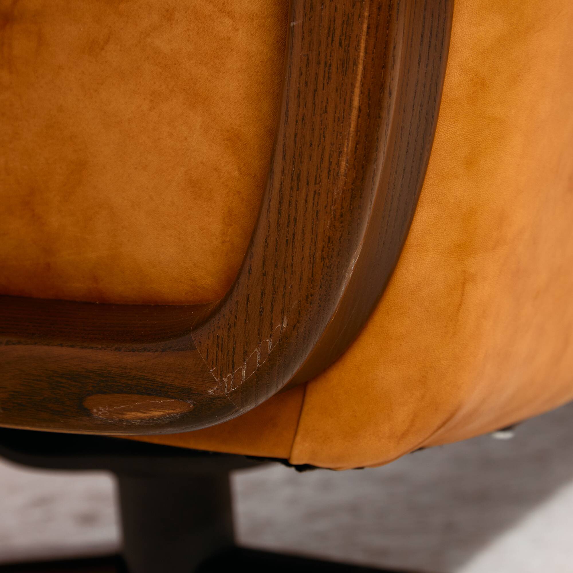 Leather sofa set, Set of 4