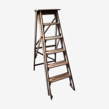 Wooden stepladder