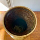 Glazed stoneware vase