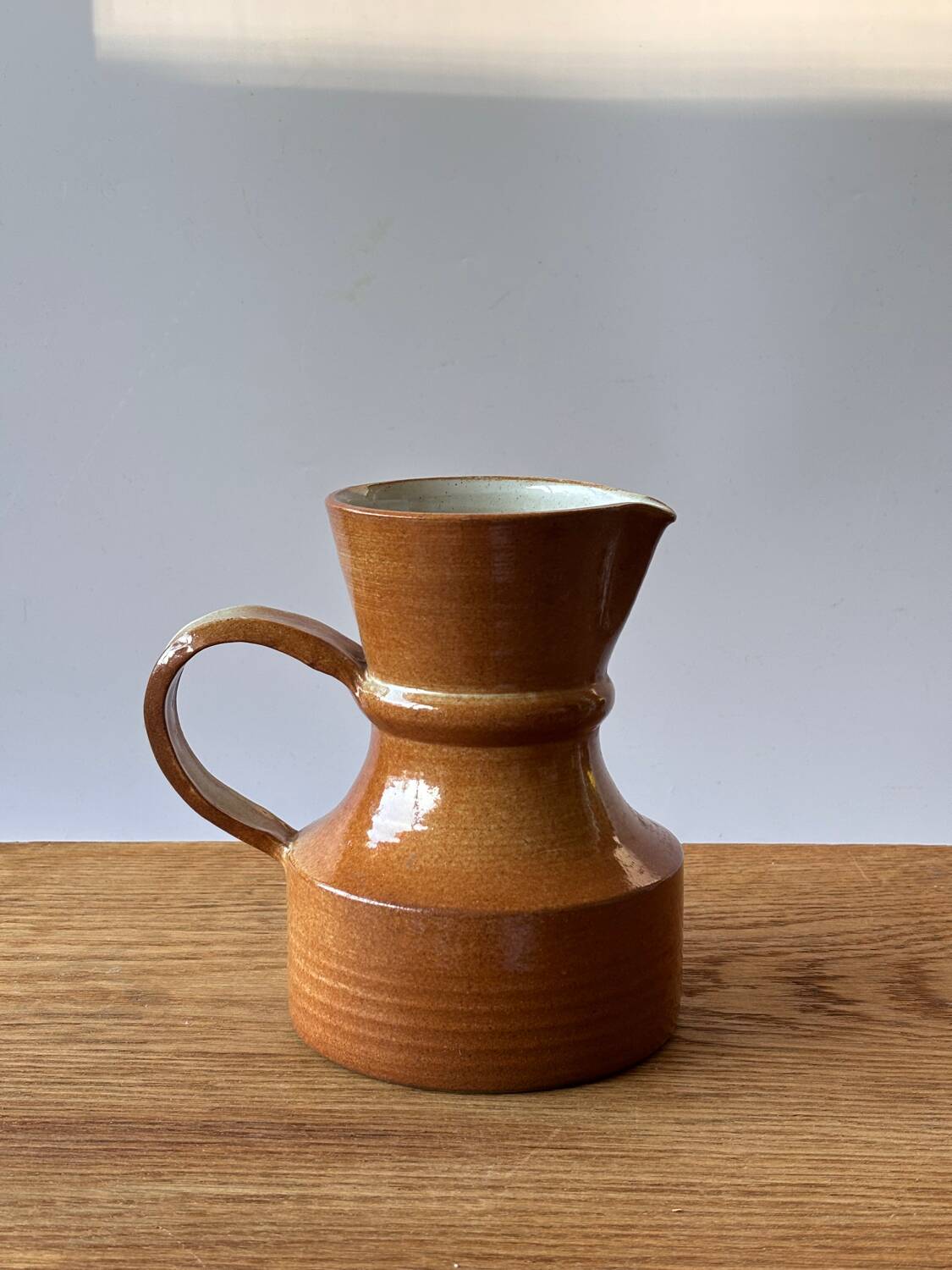 Vintage stoneware pitcher