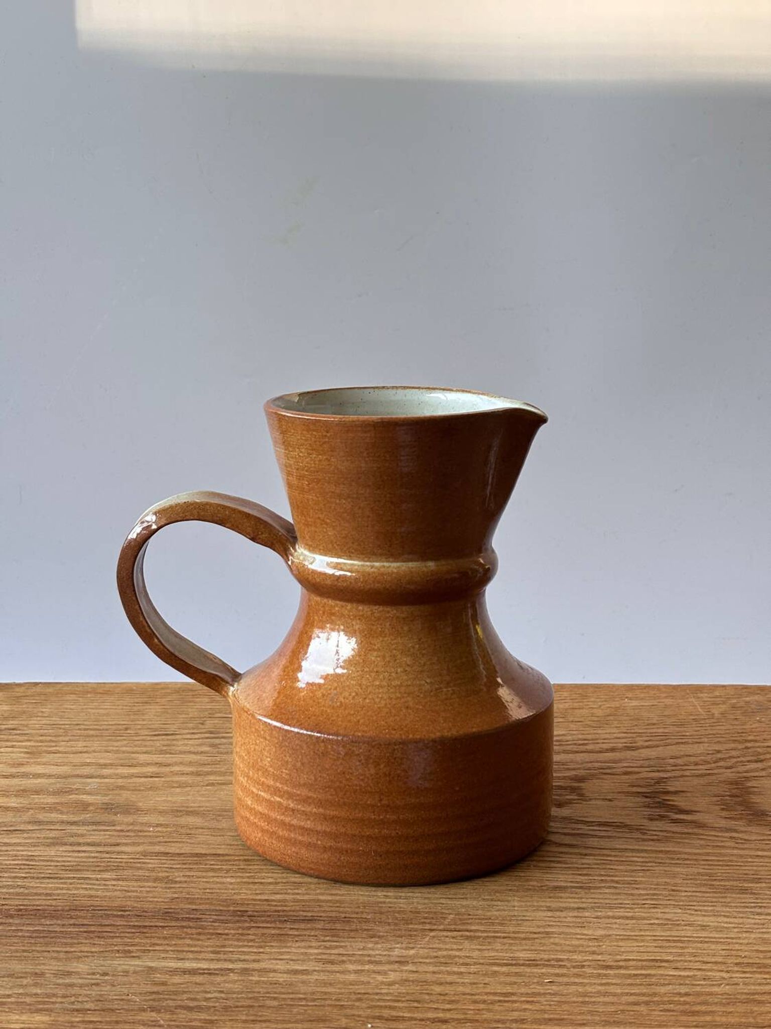 Vintage stoneware pitcher