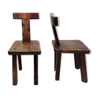 Brutalist chairs