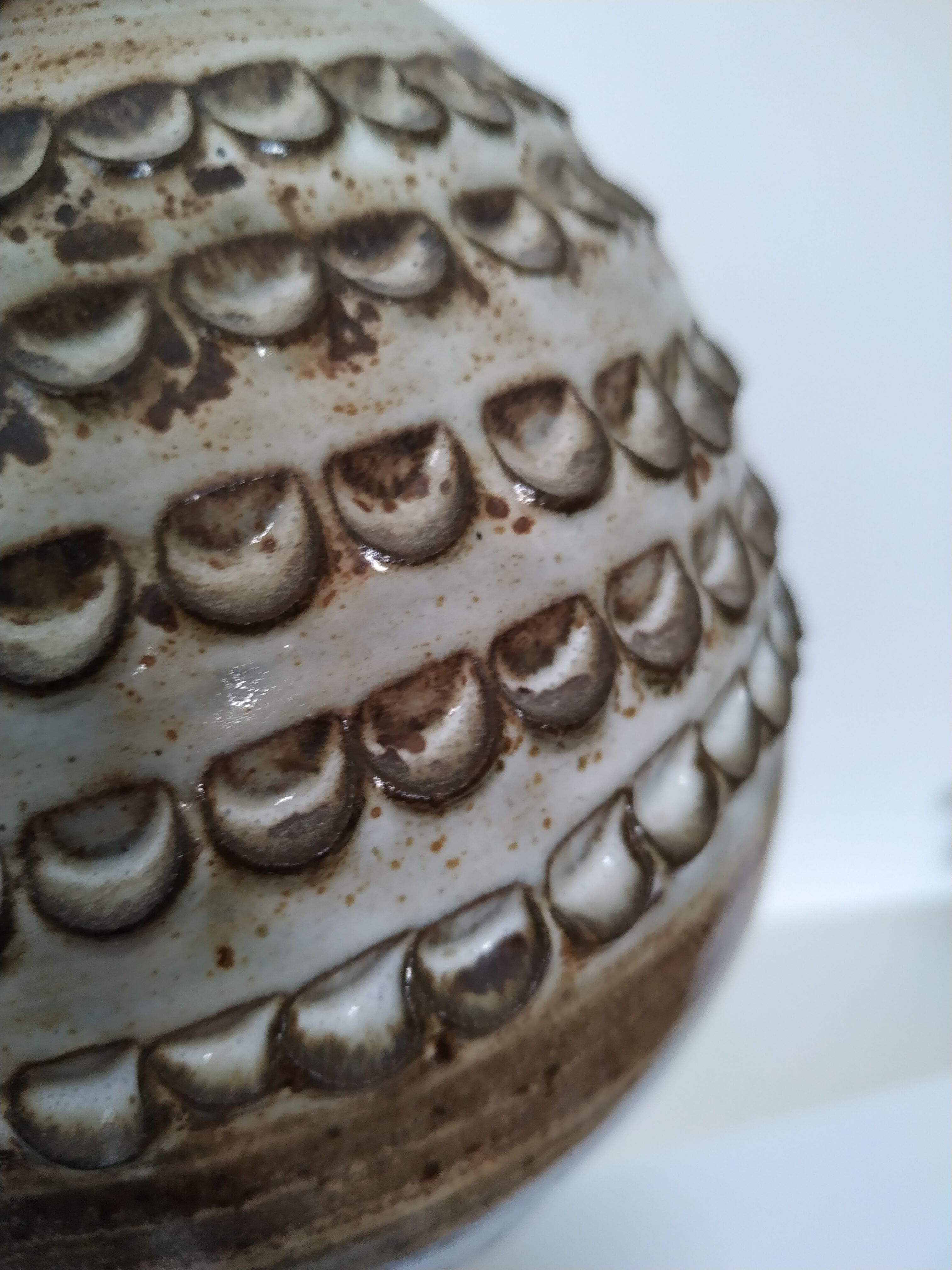 Pouchain vase Dieulefit Owl Ceramics 1950