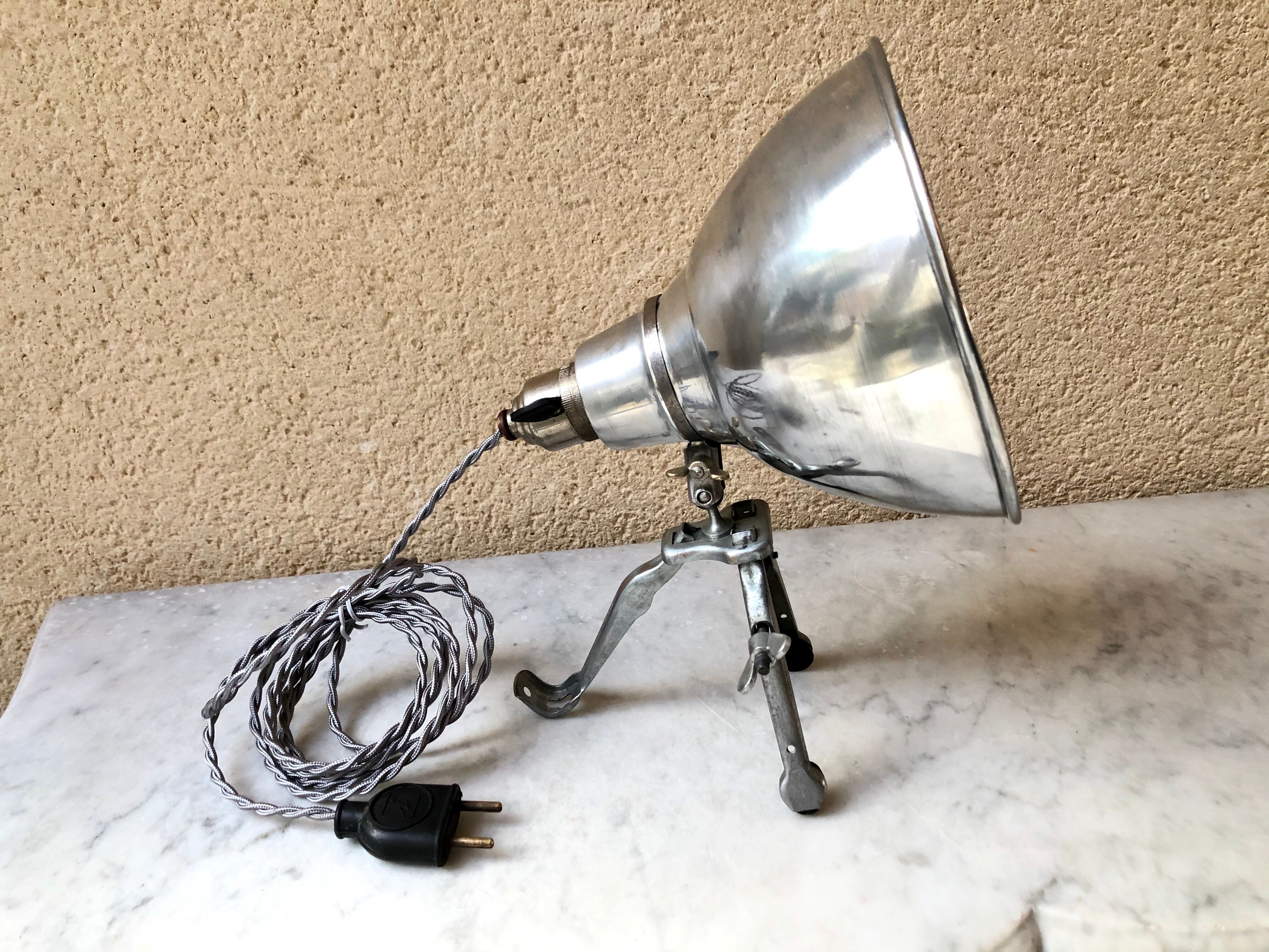 A.E.Cremer vintage 1960s cinema spot projector lamp