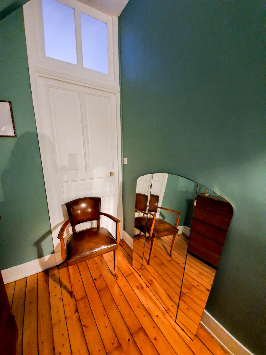 Art Deco triptych mirror 90x120cm