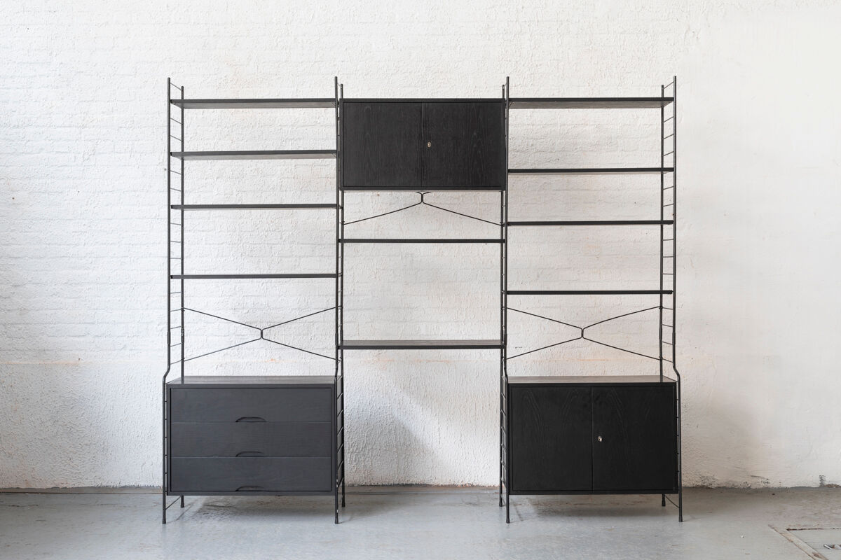 3-Bay shelving system by WHB, Germany, 1960’s