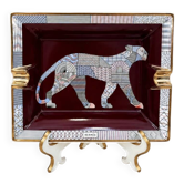Hermès - Cendrier - Céramique - léopard