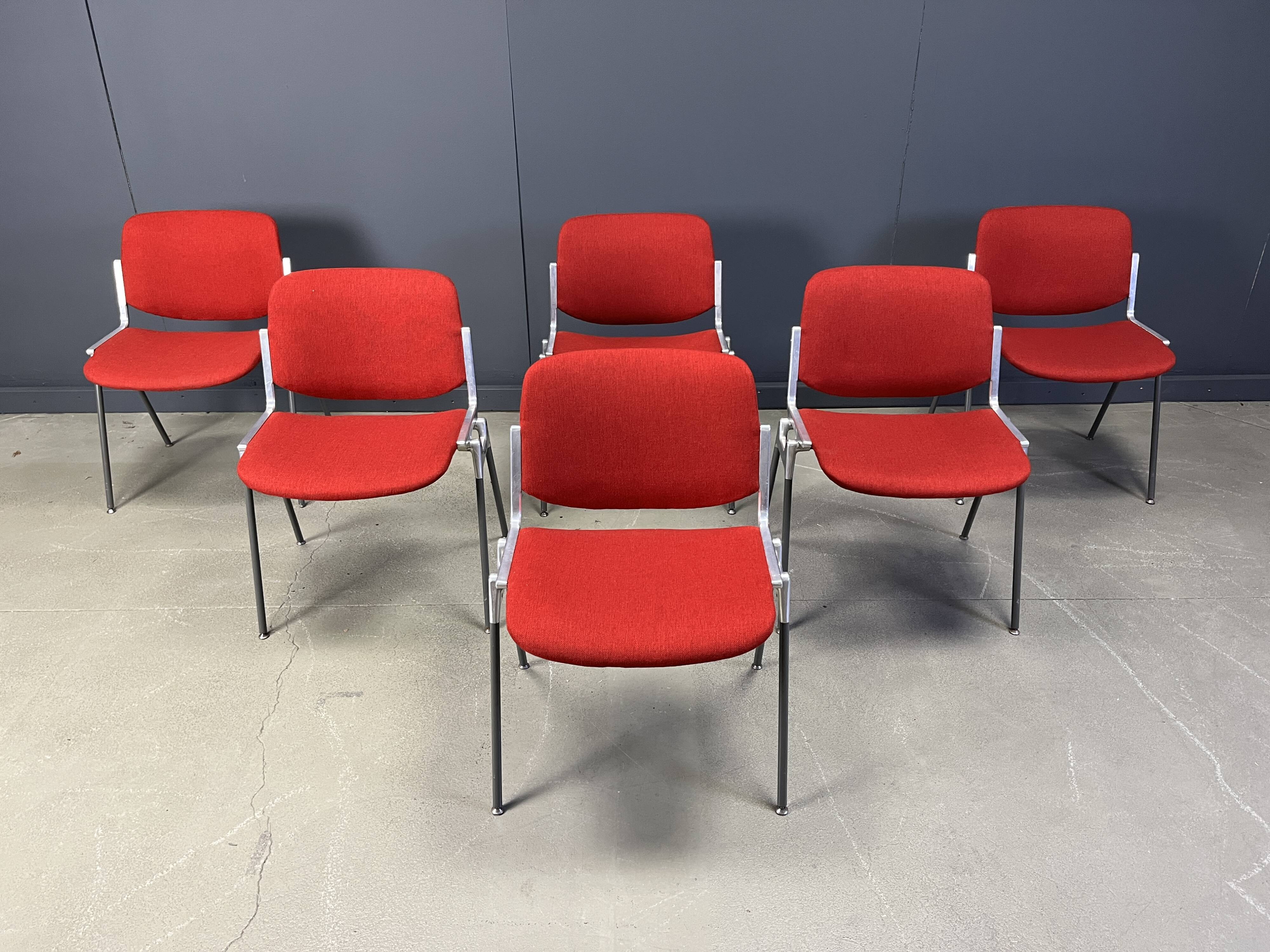 Vintage DSC 106 Side Chairs by Giancarlo Piretti for Castelli, 1970s - set