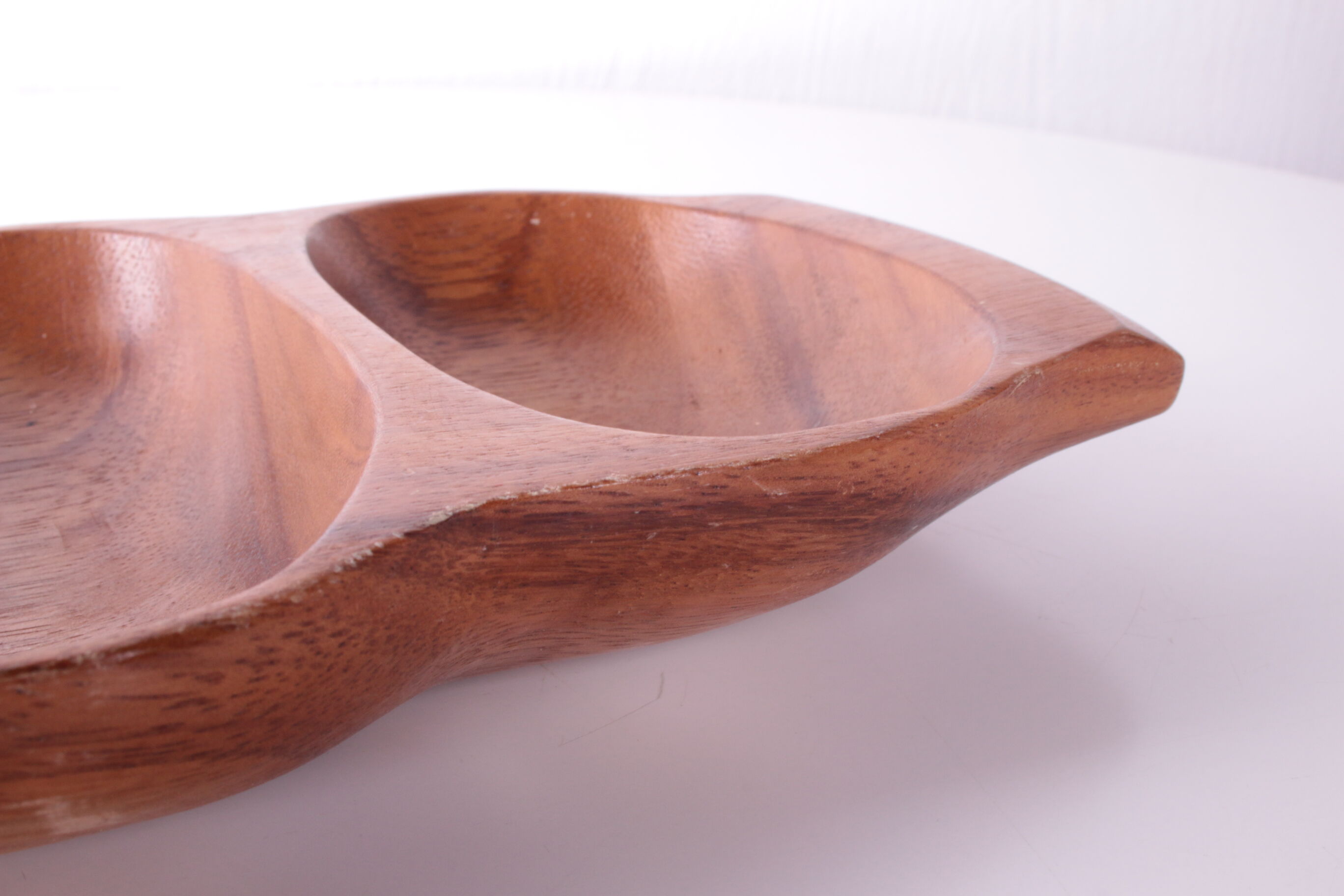 Vintage teak drink bowl 1960s german