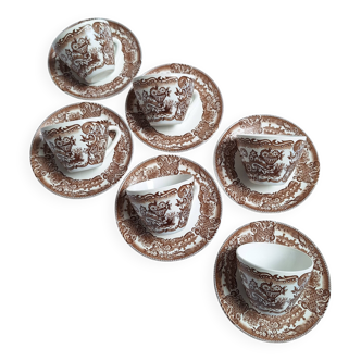 Vintage Rivanel cups and saucers