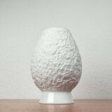 Vintage white porcelain vase German Model 605/2 by KPM Royal Porcelain, 1970s.