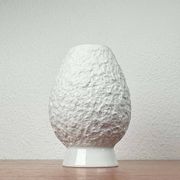 Vintage white porcelain vase German Model 605/2 by KPM Royal Porcelain, 1970s.