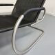 Fauteuil Lounge design Tecta par Mies Van Der Rohe réglable vintage