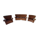Living room with a three-seater sofa and two armchairs.