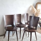Set of 4 Scandinavian chairs from the 1960s.