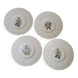 Set of 4 royal cauldom plates
