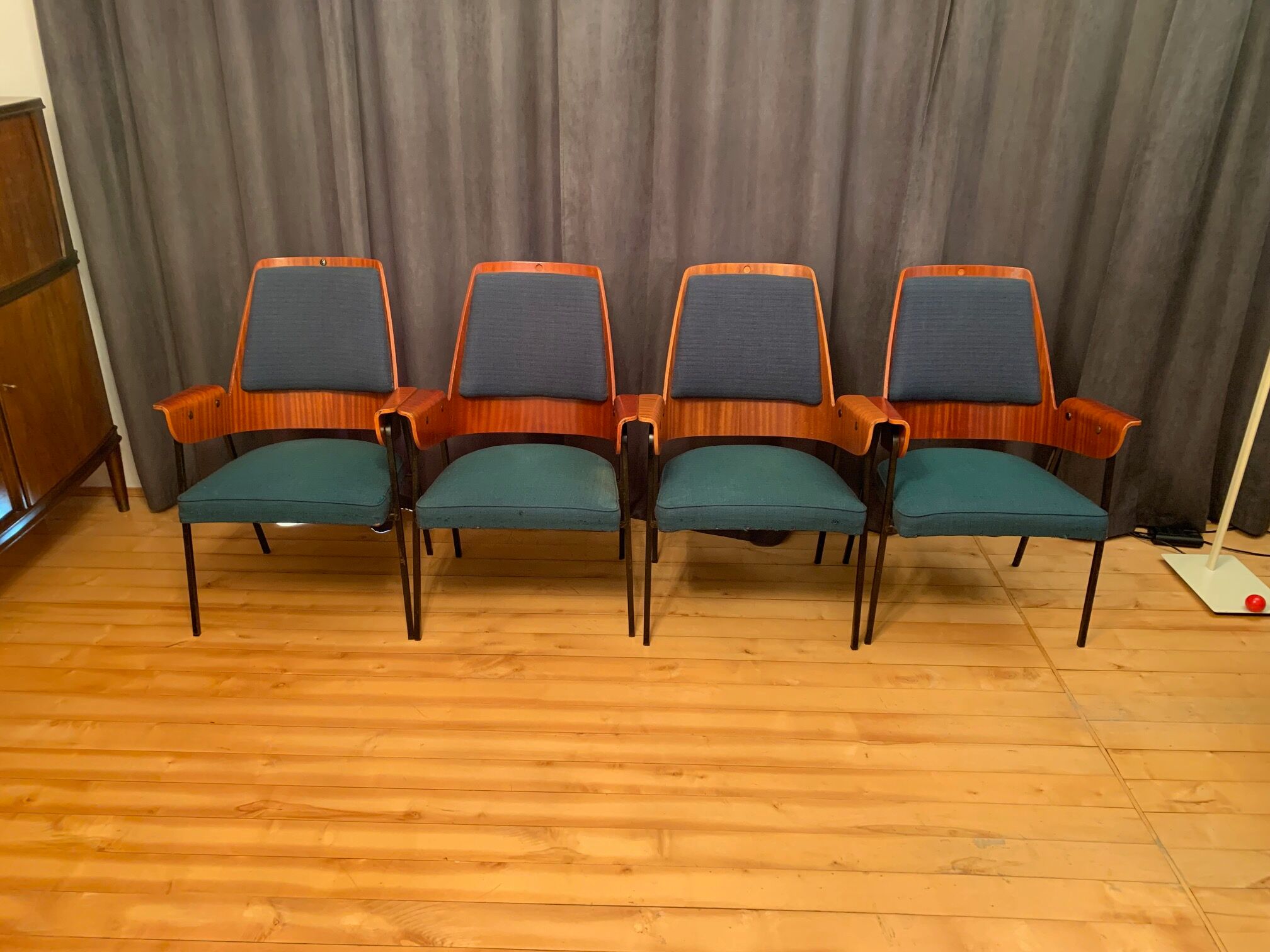 Set of four chairs, 1960s