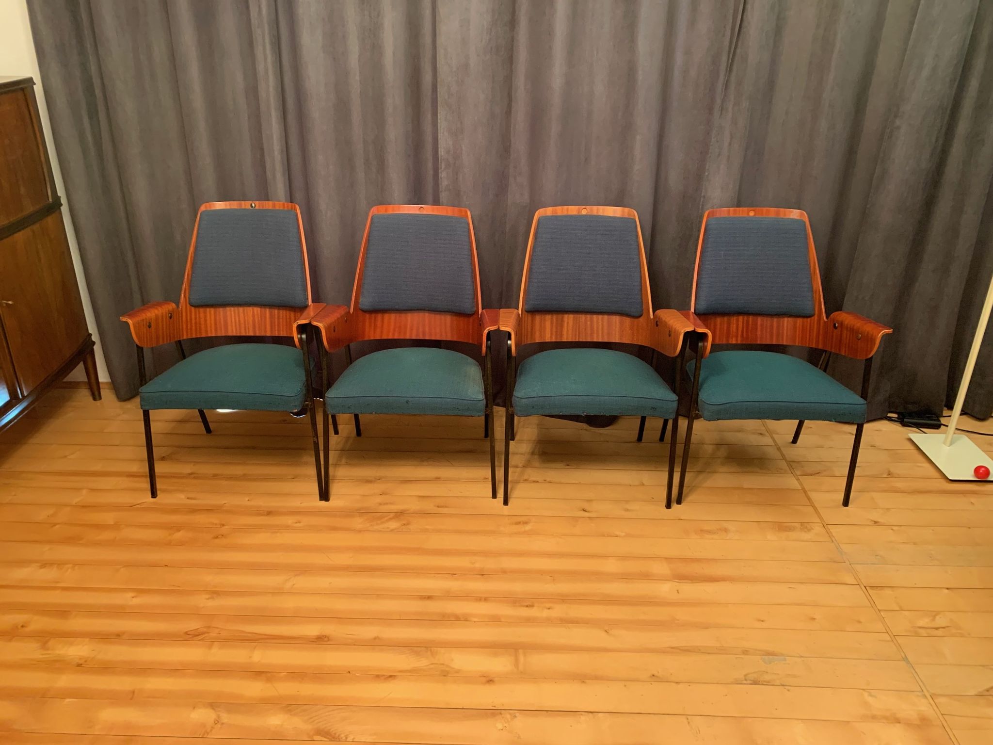 Set of four chairs, 1960s