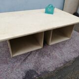 White marble coffee table