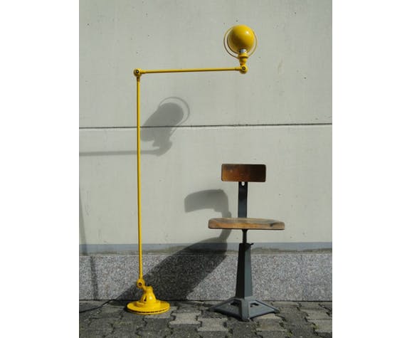 Jieldé lamp yellow 2 arms of Jean Louis Domecq