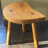 Wooden mountain shepherd tripod stool.