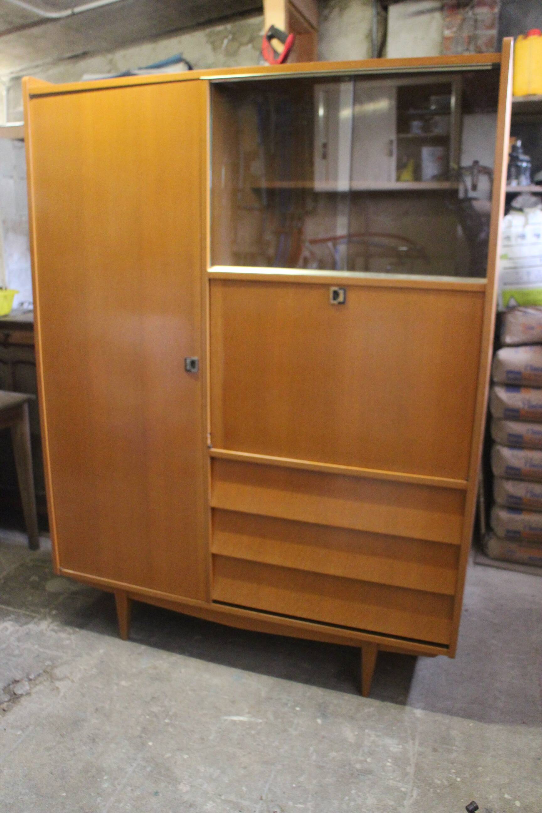 Vintage secretary cabinet