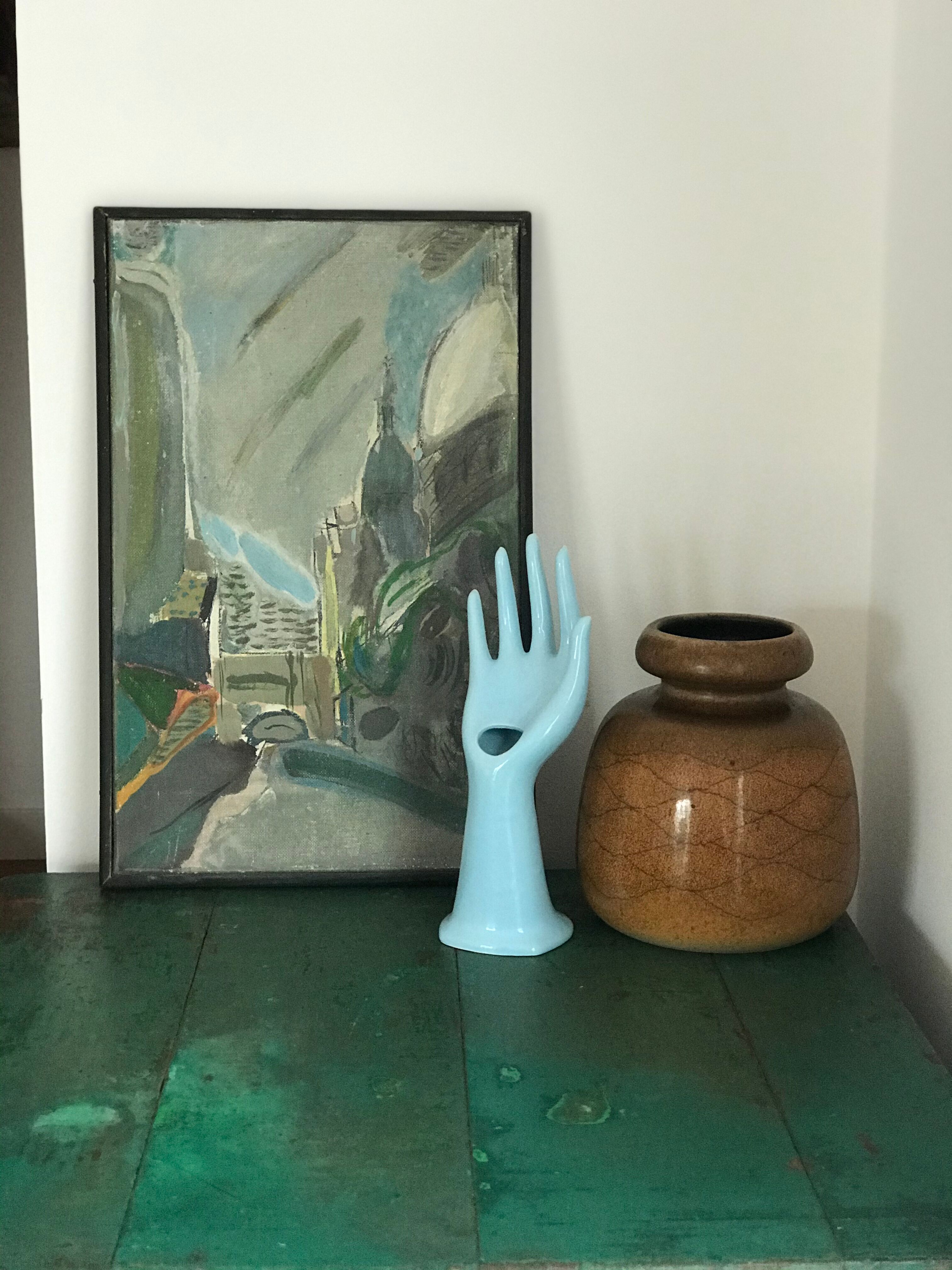 Ancient painting on canvas