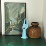 Ancient painting on canvas