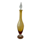 Italian colored glass carafe