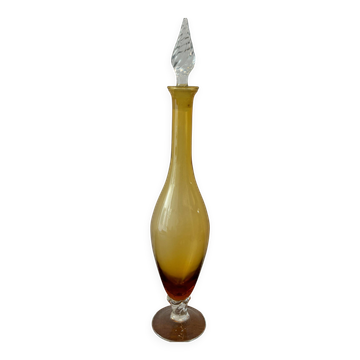 Carafe italienne en verre coloré