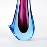 Vase, Murano glass, Italian design, 1960s, made in Italy
