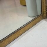 Miroir ancien de style Louis XVI, doré à la feuille