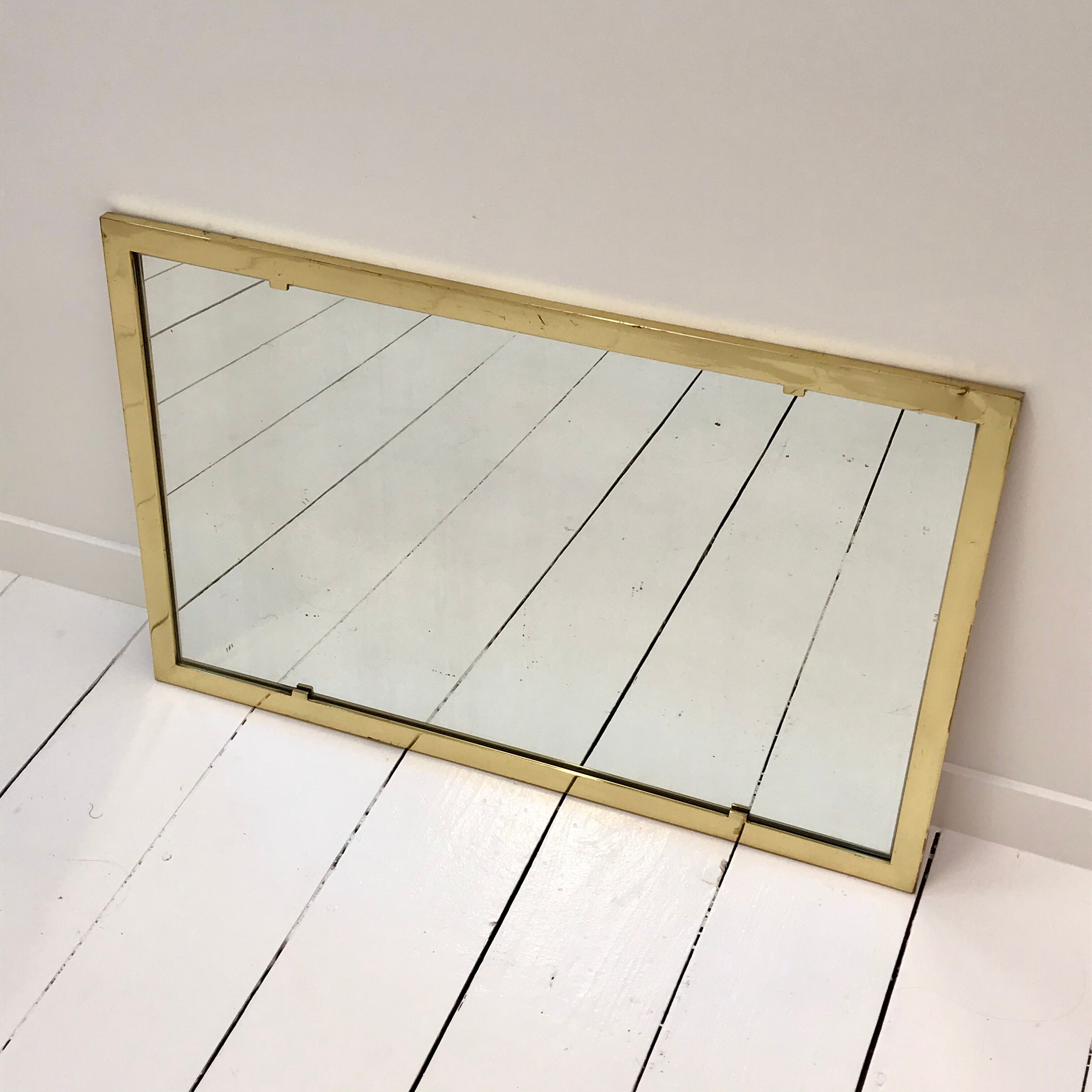 Brass mirror 70X45CM