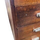Vintage deep industrial chest of drawers, sideboard, dresser