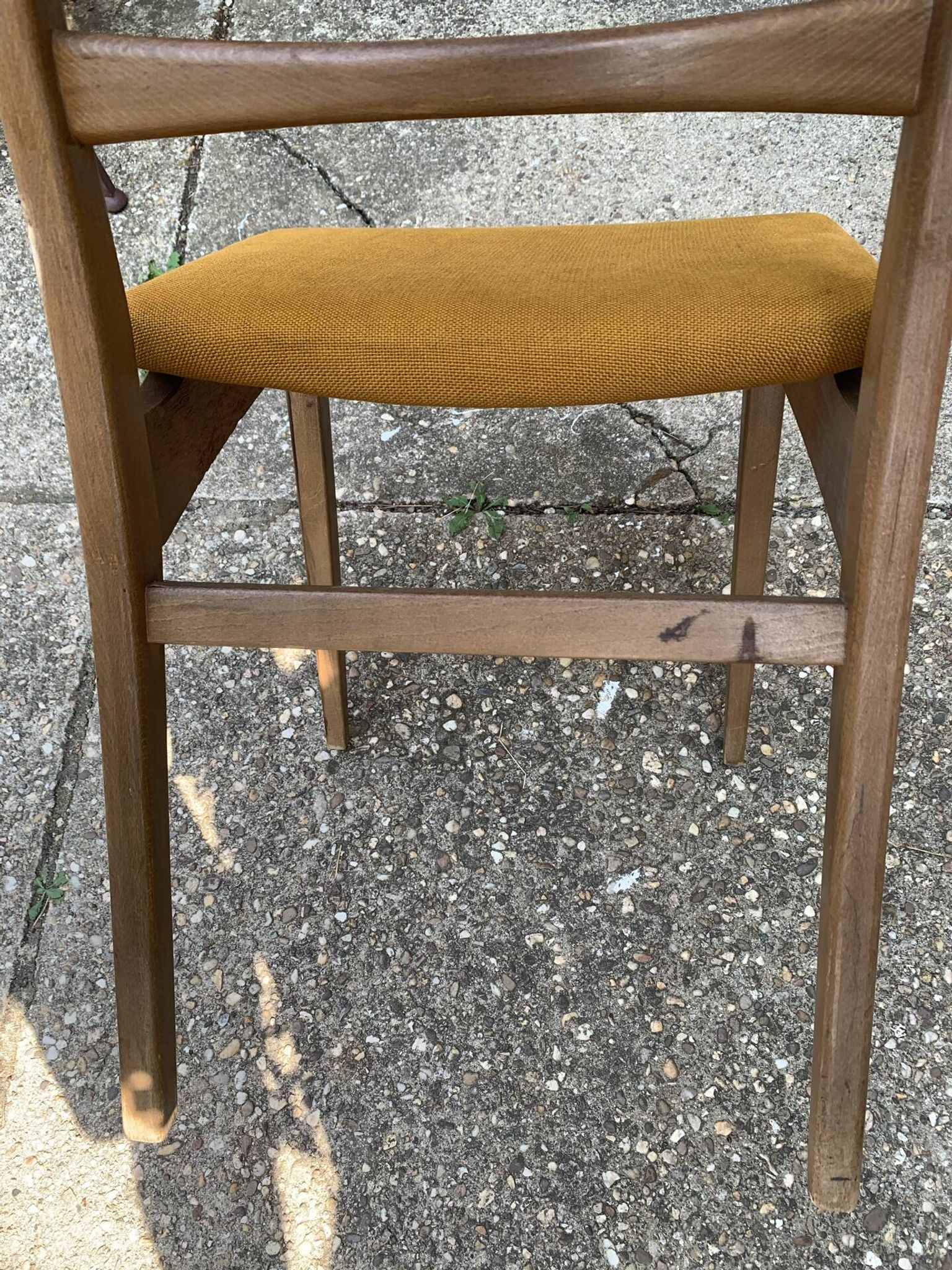 Pair of Vintage Scandinavian "Ladderback" Chairs (1960) - To Restore